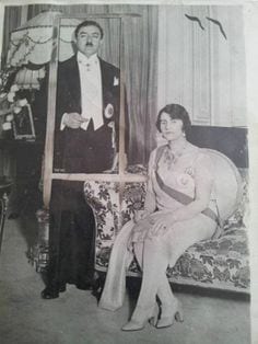 King Amanullah Khan & his wife Soraya Tarzi